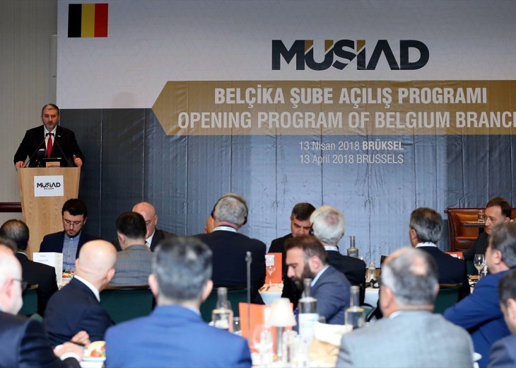 Independent Industrialists' and Businessmen's Association (MUSIAD) Reception in Belgium